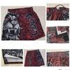 Kickboxing MMA Muay Thai Box Pantaloni Scurți Fitness Imprimeu Arte Marțiale Luptă Uscare Rapidă Talie Elastică Pantaloni Antrenament Unisex Bărbați Femei Luptă UFC