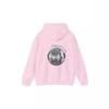 2024 Women's European Size Ribbed Drop Shoulder Embroidered Diskokugel Hoodie Sweater.