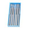 6Pcs 2.35mm Shank Tungsten Steel Rotating Wood Engraving Drill Bit Carving Tool