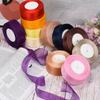 4 Roll Sheer Organza Ribbon Chiffon Decoration Fabric for Gift Wrapping Crafts Wedding Bouquet 51/64 Inch 50 Yard