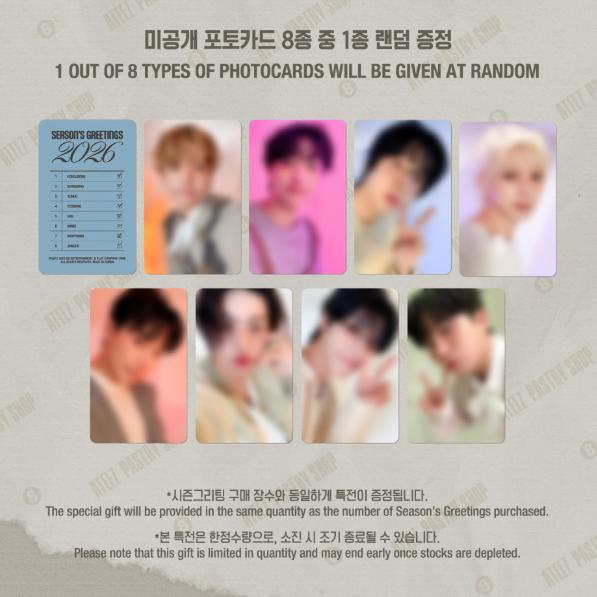 ATEEZ 2026 Season's Greetings KQ SHOP POB