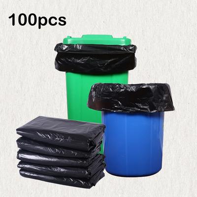 100 Stück Große Müllsäcke Schwerlast Müllsäcke für Hotelimmobilienverwaltung Sanitärgebrauch Große Größe Plastikmüllsäcke Langlebig Reißfest
