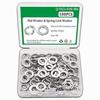100-Piece M6 Washers Set: 50 Flat Washers & 50 Spring Lock Washers