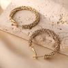 Fashion Round Crystal Rhinestone Hoop Earrings For Women Circle Geometric Earrings Gold Copper Color Zircon Pendientes Mujer
