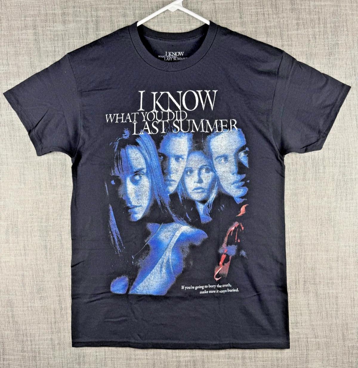 Size M - Spencers I Know What You Did Last Summer Movie Graphic 100% Cotton T-shirt Mens Tees Top Black 97 XL