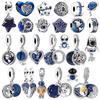 Astronaut In The Galaxy Aviation Rocket Splittable Sun & Moon Star Charm Beads Fit Original Bracelets Diy Jewelry Gifts