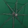 4 Layer Sun Umbrella with Aluminum Pole Green 250 X 250 Cm
