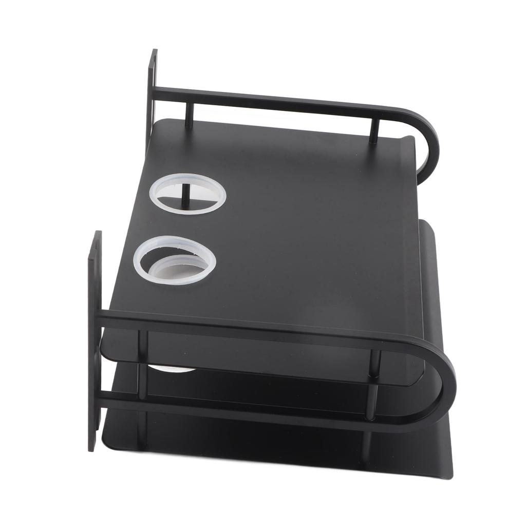 Doppelschichtiges schwebendes Wandregal, TV-Box-Regal, Wandmontiertes Router-DVD-Kabelbox-Regal für den Haushalt