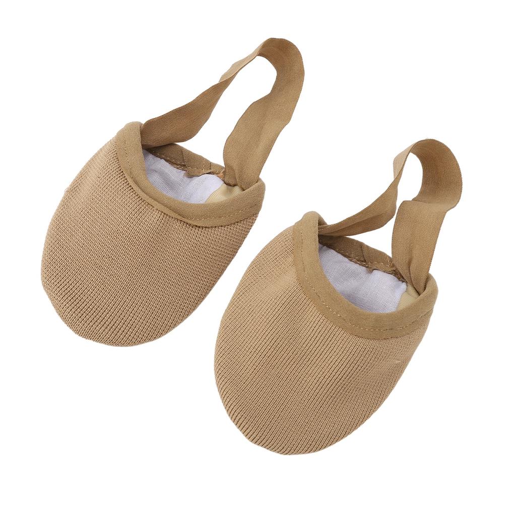 Half Sole Dance Shoe Breathable Stretchy Slip Resistance Half Sole Ballet Slipper for Dance Practice
