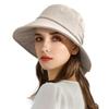 Women's Summer Stylish Bow Bucket Hat - UV Protection Windproof Cord Sun Cap, Breathable Outdoor Sun Hat
