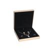 Premium PU Leather Jewelry Storage Box for Rings, Necklaces, and Earrings