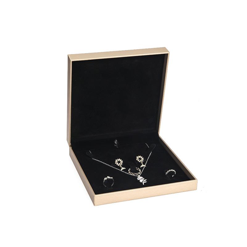 Premium PU Leather Jewelry Storage Box for Rings, Necklaces, and Earrings