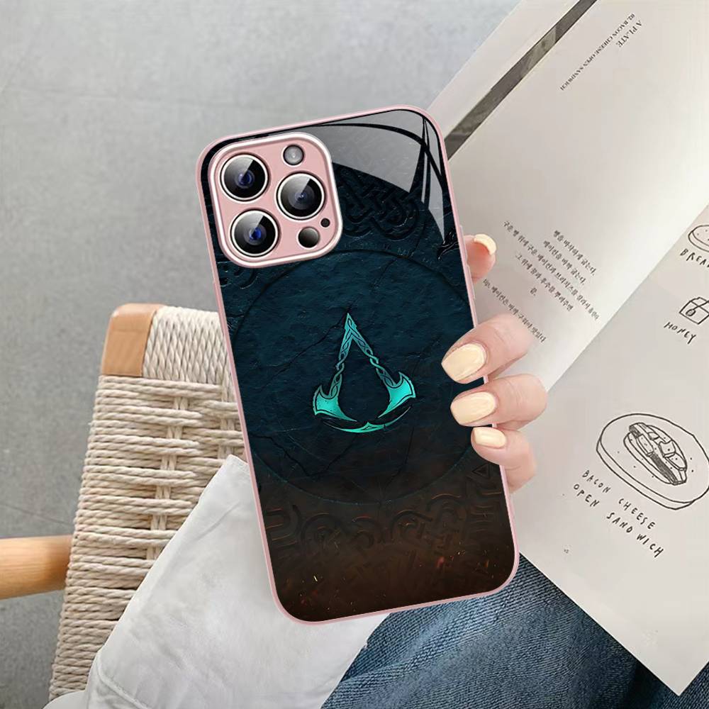 A-Assassin S-Creed Szklana Osłona Hartowana Do Gier Na Iphone 14 13 12 11 Pro Mini XS MAX 14Plus X XS XR Etui
