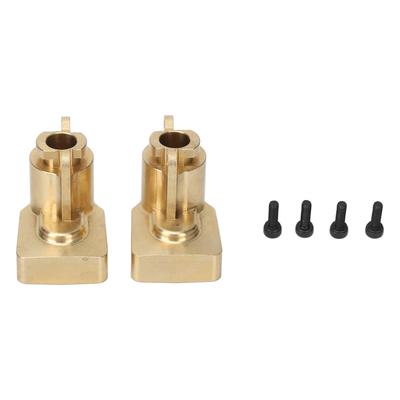 2PCS Rear Portal Drive Axle Mount 1 18 RC Model Car Rear Brass Cover RC Accessories for Axial UTB18 Gold
