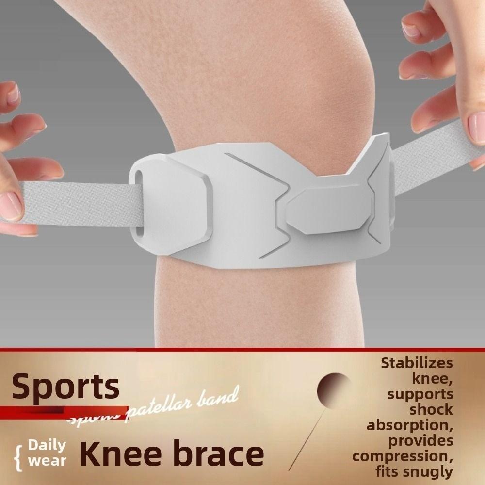Fixed Protection Patella Tendon Knee Straps Silicone Knee Pain Relief Support Brace Running Hiking