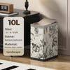 Bathroom Anti Odor Waste Bins Kitchen Garbage Bin Food Waste Disposal with Lid Stainless Household Living Room Paper Basket