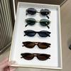 5pcs Fashion Diamond Metal Frame Men's and Women's Glasses Casual Wear Matching Accessories