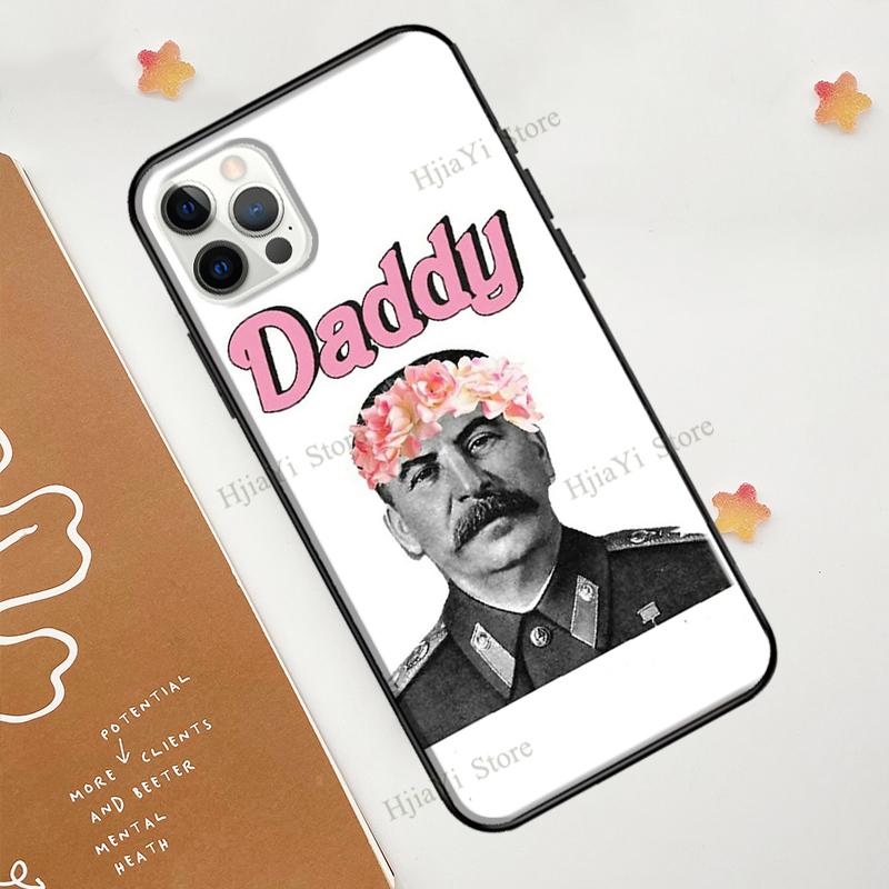 USSR Joseph Stalin For iPhone 12 13 mini 11 Pro Max Phone Case For iPhone 7 8 Plus X XR XS Max SE 2020 Coque