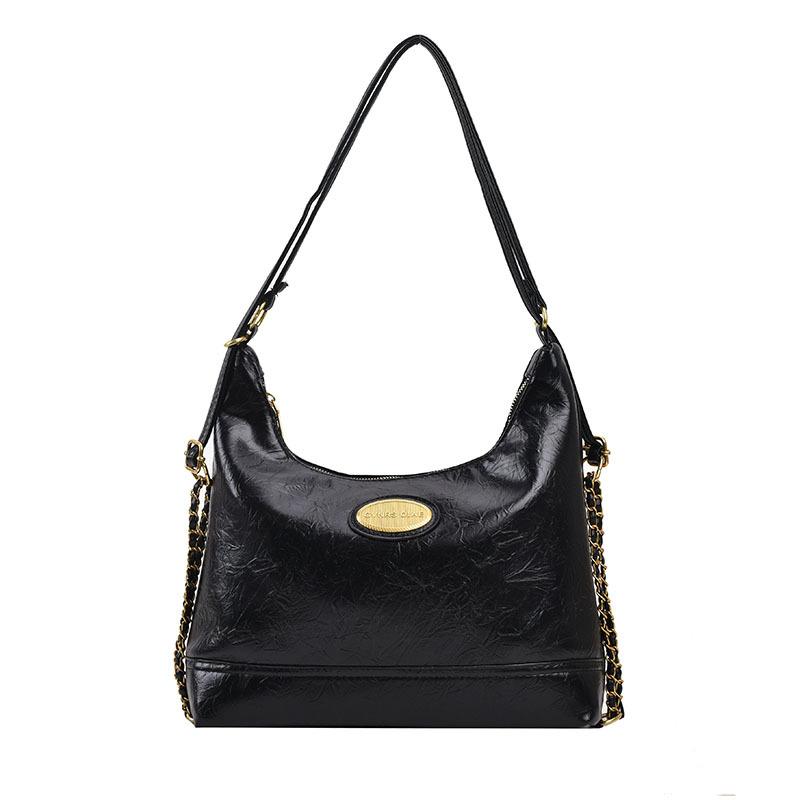 Women's Bag Simple Light Luxury Shoulder Bag Women's New 2025 Spring and Summer Texture Underarm Bag Large Capacity Messenger Bag