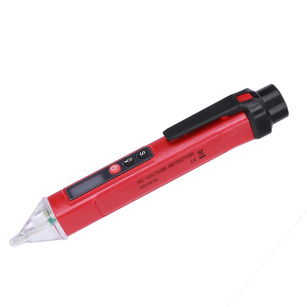 Digital NonContact Current Voltage Detector Test Pen Measuring Instrument AC121000V(Red Black )