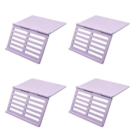 1/4Pcs Mahjong Card Holder for Table, Under-Mat Slide-in Mahjong Card Stand, Foldable Angled Viewing Display Rack, 3D Printed Table Accessory