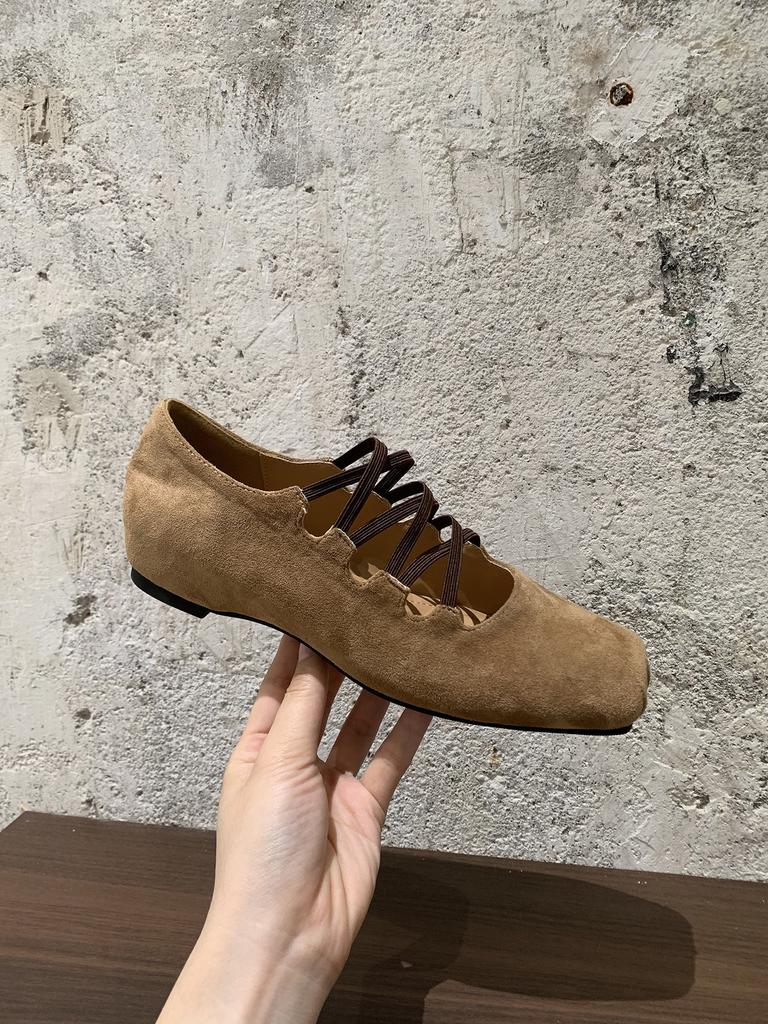 Inner height increase 3cm~ Square head retro ballet single shoes women's shoes spring and autumn 2025 platform French Mary Jane shoes