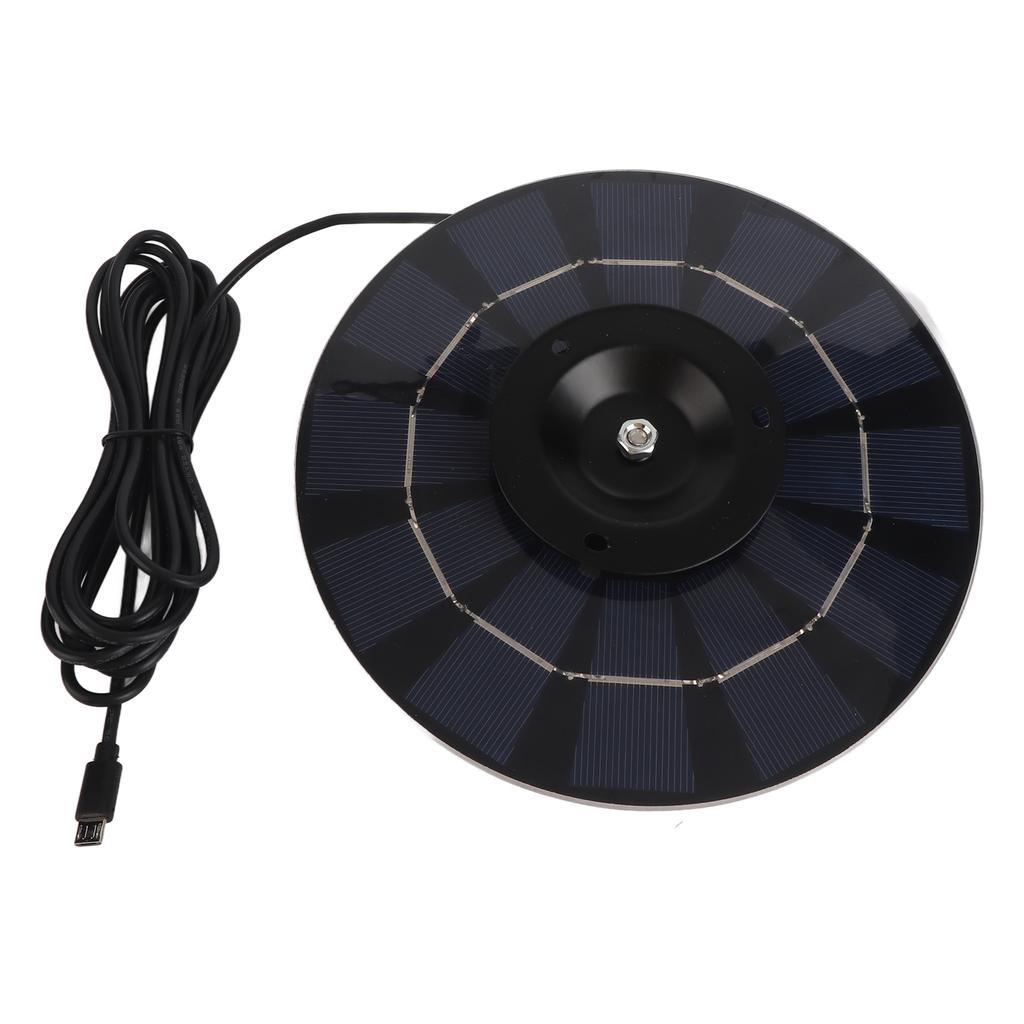 Solar Panel 5W Battery Charger Solar Panel Power Supply with 3 Meter Cable for Outdoor
