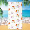 1pc Fruit Printed Beach Towel, Quick Drying and Absorbent Soft Swimming Towel, Multi-functional Sand Proof Beach Towel