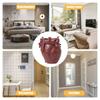 Creative Heart Shaped Resin Pen Holder Desktop Organizer Office Study Bookshelf Decor Art Supply Storage Accessory