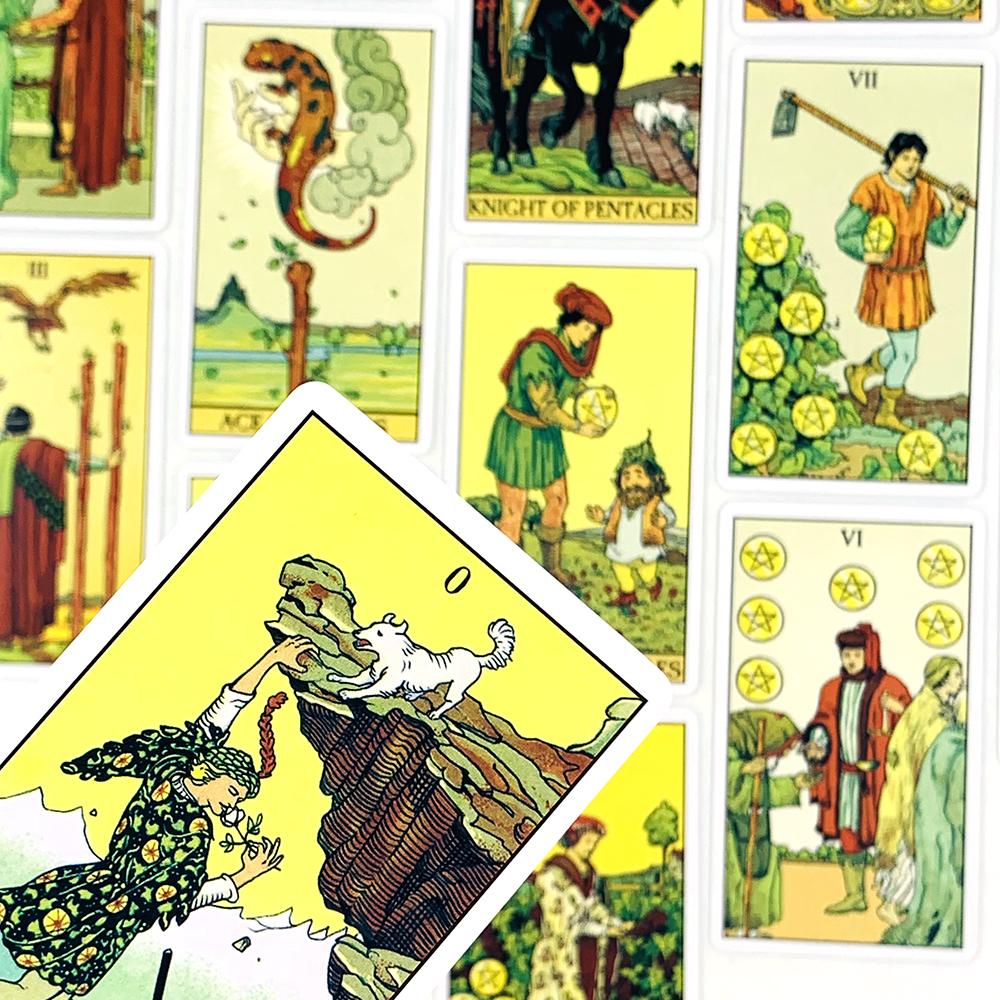 Tarot Cards A 78pcs Deck Oracle English Visions Divination Edition Borad Playing Games,Christmas and New Year Gifts
