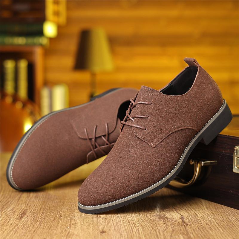 British Gentleman New Business Formal Shoes For Men Designer Lace Up Dress Derby Shoes Party Wedding Homecoming Footwear