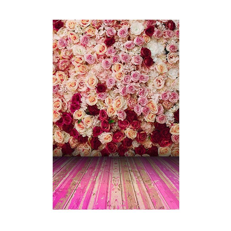 Fundal Floral pentru Fotografie Fundal cu Flori Baby Shower Ziua Mamei Ziua Îndrăgostiților Nuntă Decor Petrecere de Aniversare Banner Recuzită Studio