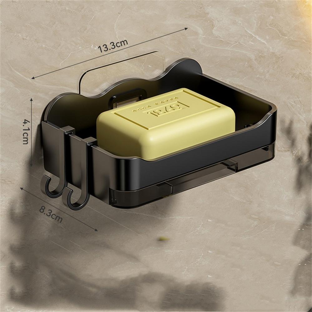 

Держатель для мыла в ванной комнате, настенный держатель для мыла, органайзер, мыльница с двойным сливом, аксессуары для ванной комнаты