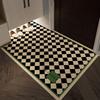 Simple Household Entry Door Floor Mat, Porch Mat, Advanced Sense, Dirt-Resistant Anti-Skid Ring, Velvet Can Be Cut Carpet