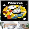 Personalized Cuphead Background Tapestry,Custom Name Birthday Party,Multifunctional Wall Decoration for Home Decor,Various Occasions