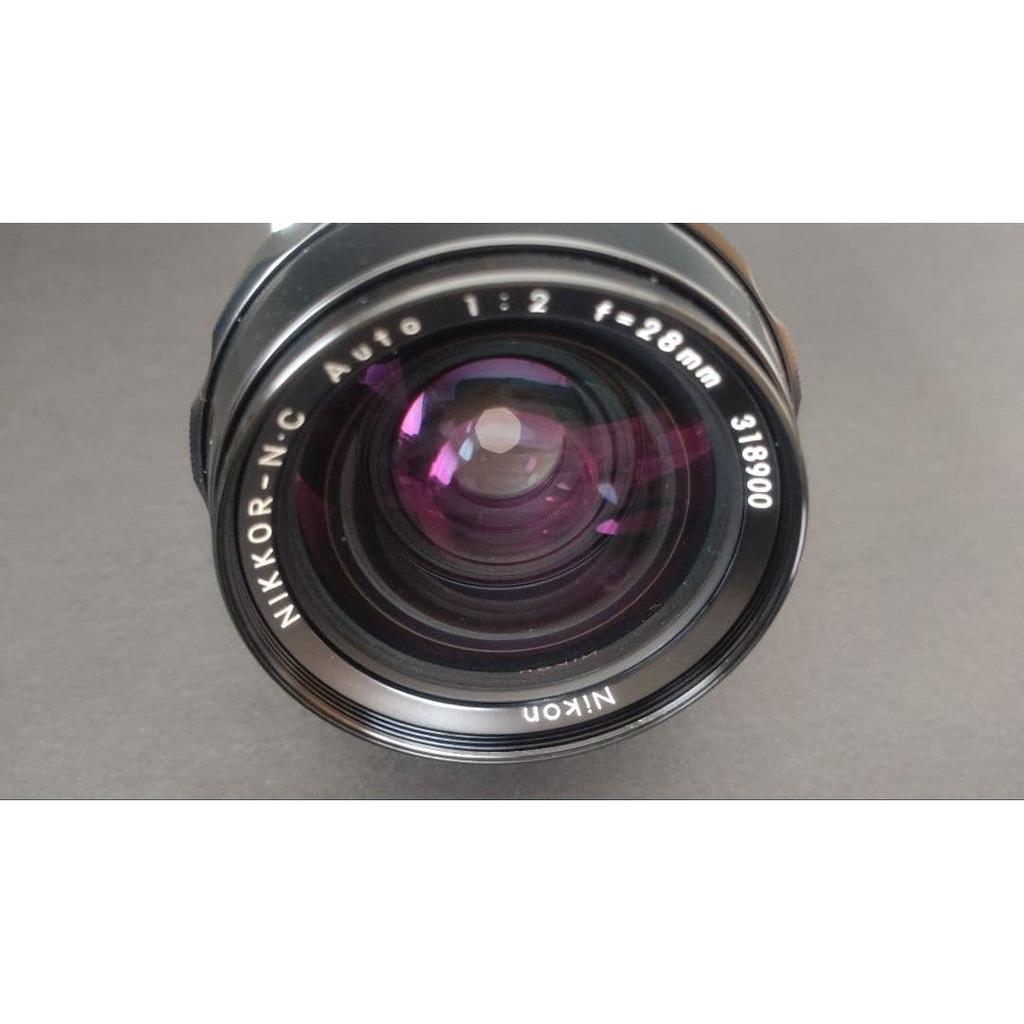 Used Nikon NIKKOR N.C Auto 28mm F2 Lens Non-Ai