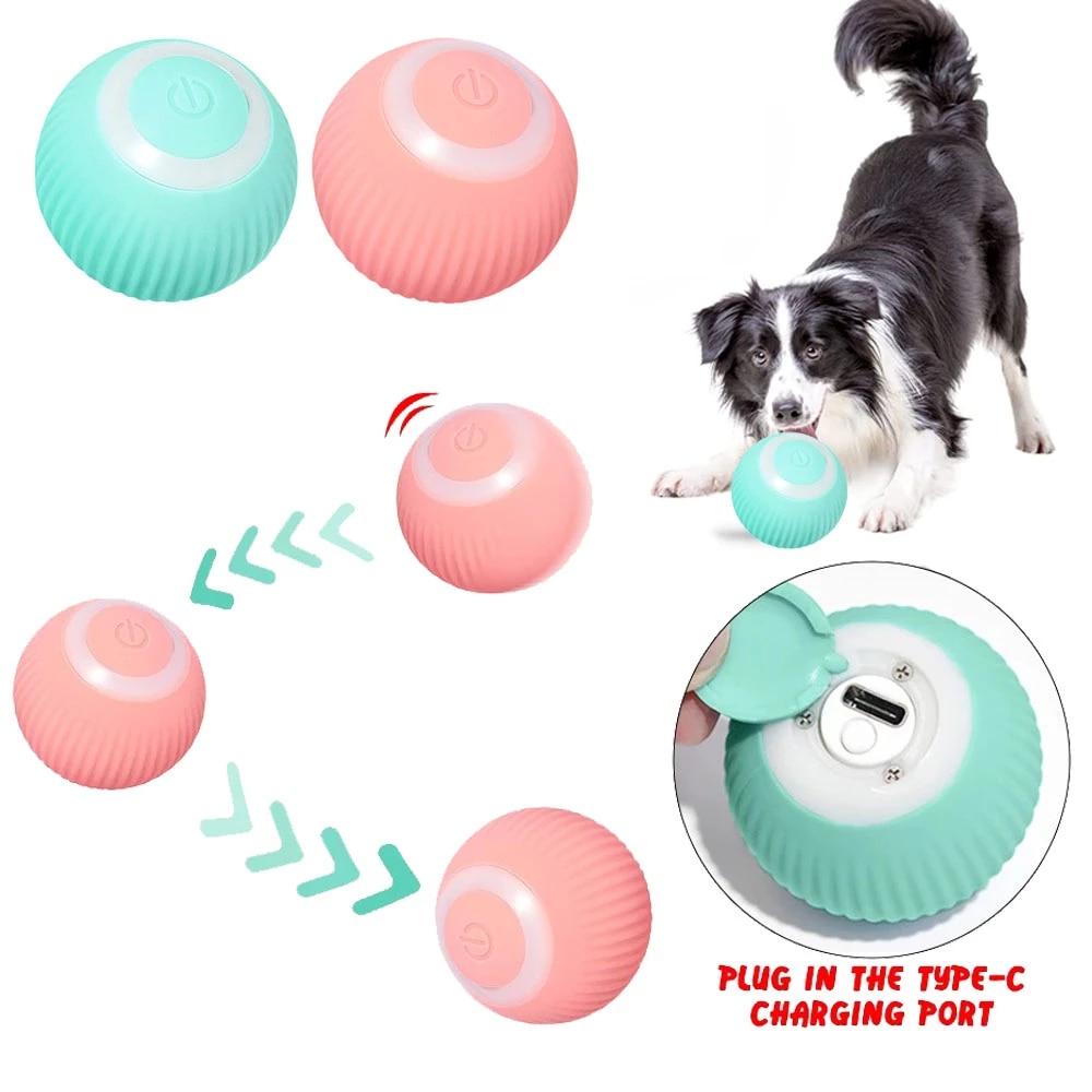 Buy Auto Interactive Dog Ball Toy Electric Smart Dog Toys For Dogs
