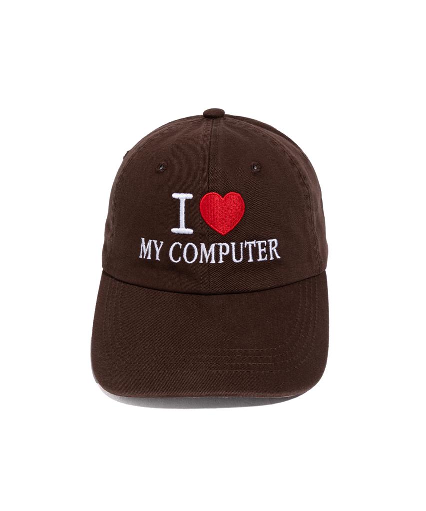 NET SOCIAL CLUB I Love My Pc Washed Cap (Deep Brown)