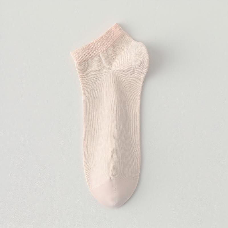 White Children's Summer Short Socks Made of Pure Cotton, Without Bones. Summer Odor-proof Socks, Antibacterial and Breathable Cotton Socks, Boat .