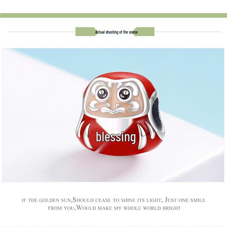 Silver Ziyun New Year DIY Bracelet Kit: Sterling Silver Koi Blessing Beads