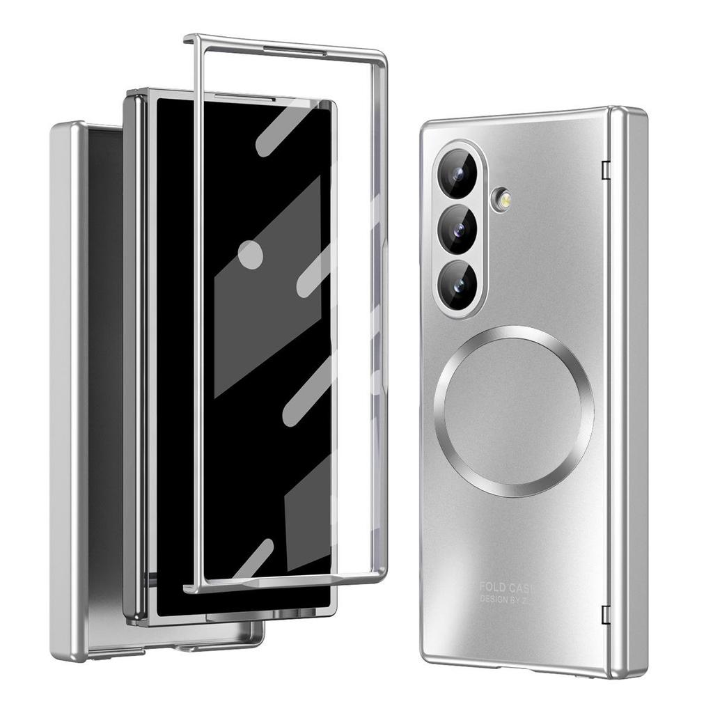 Compatible Samsung Z Fold6 Magnetic Phone Case for Wireless Charging - Fold7 Protective Case