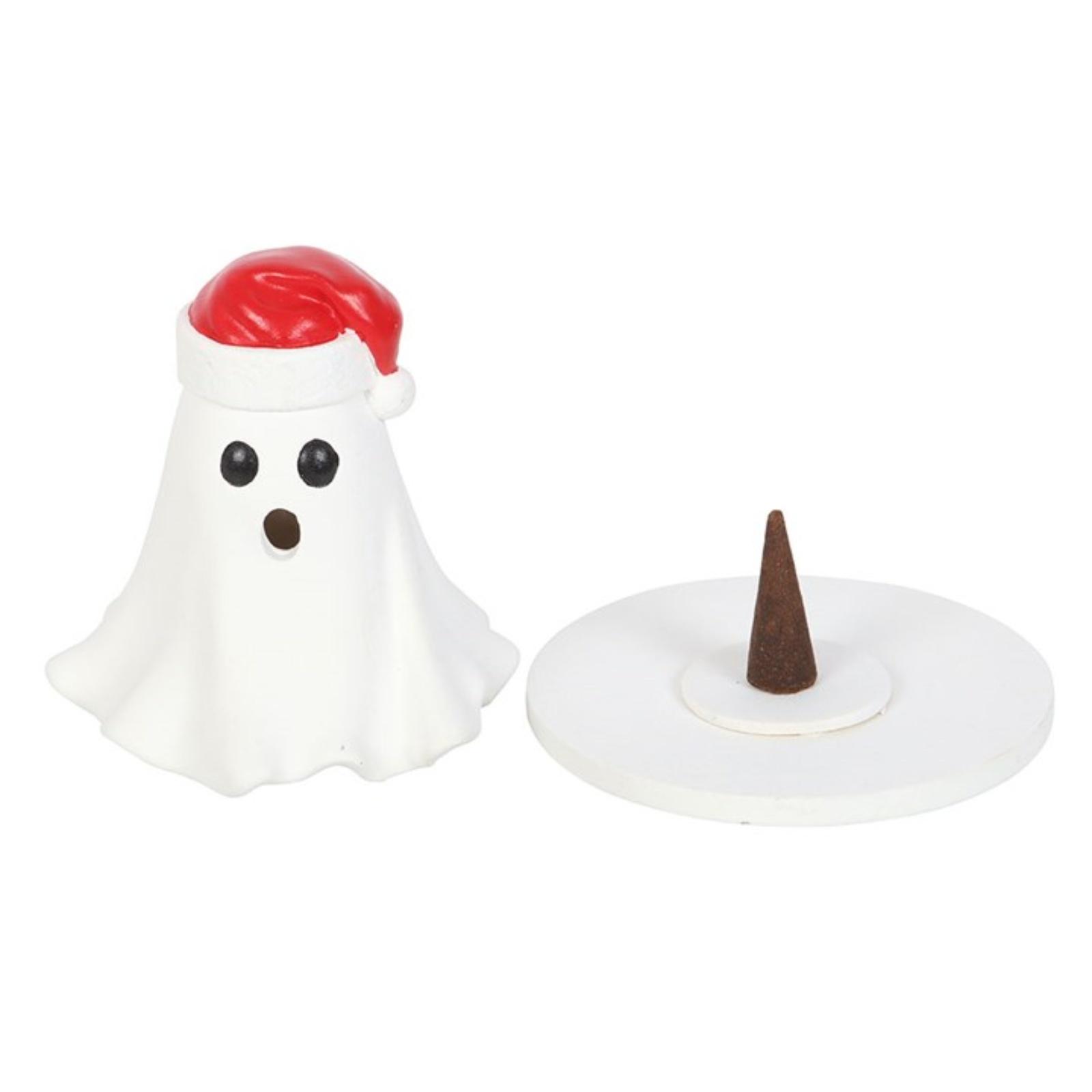 

Christmas Hat Ghosts Incense Burner, Halloween Resin Incense Burner Desktop Decoration, Suitable For Home Offices With 60 Incense Cones One Size