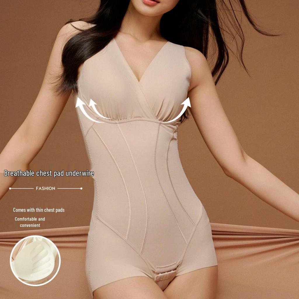 Bezszwowy jednoczęściowy body: Płaskie nogawki, Kopertowy dekolt, Kontrola brzucha, Modelujący pas, Podnoszenie pośladków, Body modelujące