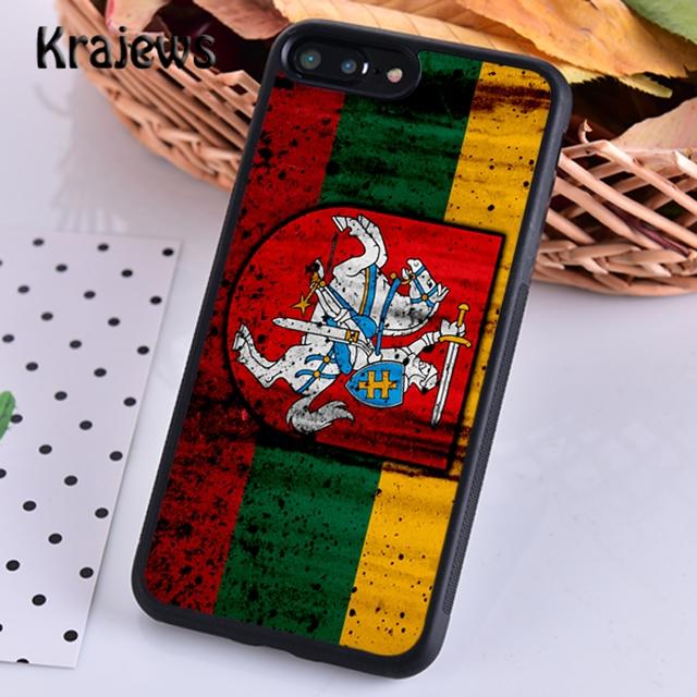 Vintage Litauen Litauische Flagge Für iPhone 17 Air 16 Handyhülle Cover 15 14 plus 12 13 pro max Fundas