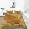 3D Map Printing Duvet Cover Set with Pillowcase Cartoon Home Textiles Bedding Set Children Twin Single Size Bed Sets