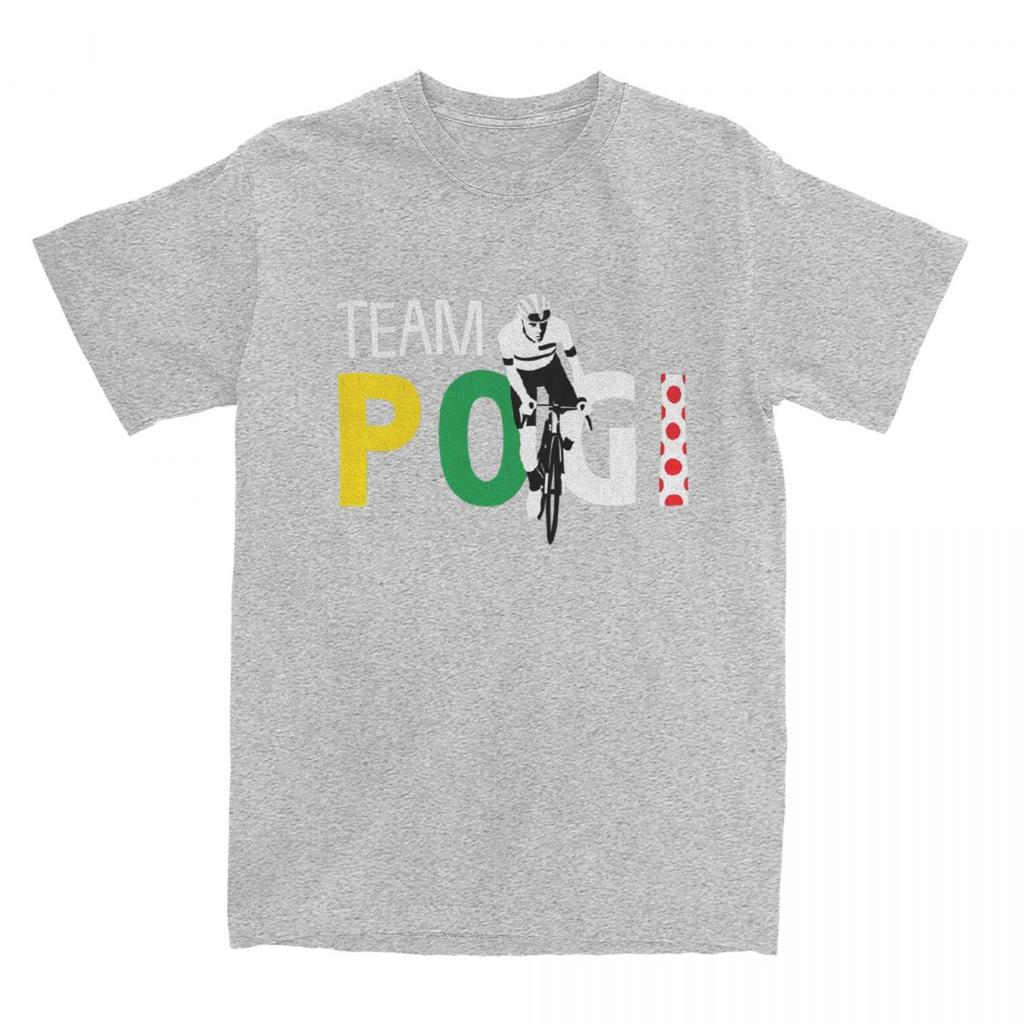 Streetwear T Shirt Team Pogi Tadej Pogacar  Cotton T-Shirts Novelty Tee Shirt for Mens Summer Tour-De France Short Sleeve Tees