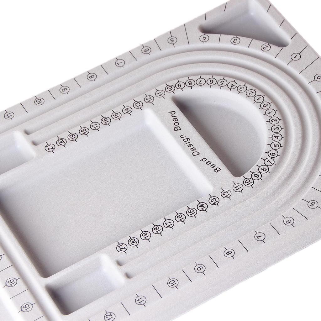 Handmade DIY Beading Design Plate: Necklace & Bracelet Measuring Tool