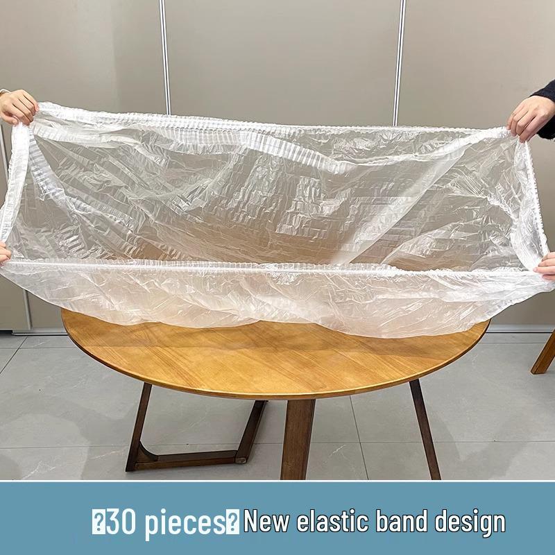 Extra Tjock Röd Engångs Vattentät Elastisk Rund Bordsduk för Bröllop och Banketter