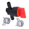 3x 1/4 In-Line  Shut-off Valve Fuel Gas Petcock For Motorcycle Engine For