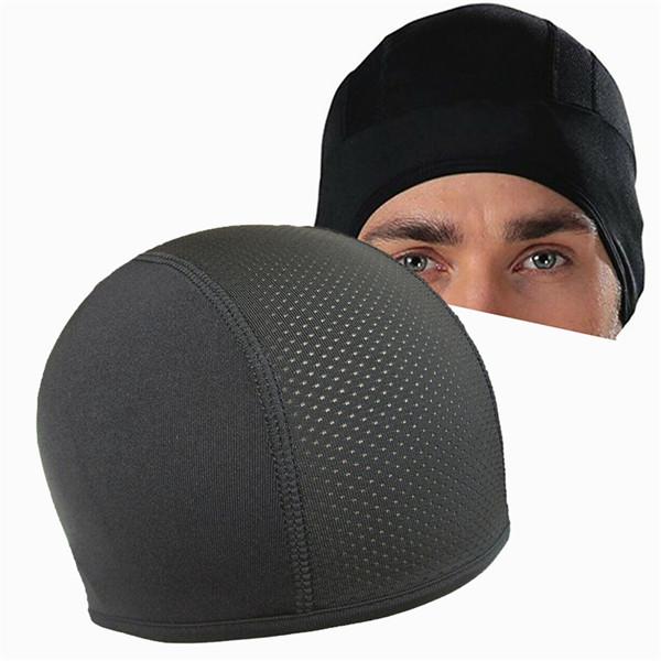Breathable Hat Moisture Wicking Cooling Skull Cap Inner Liner Helmet Beanie Cap Sweatband Quick Dry